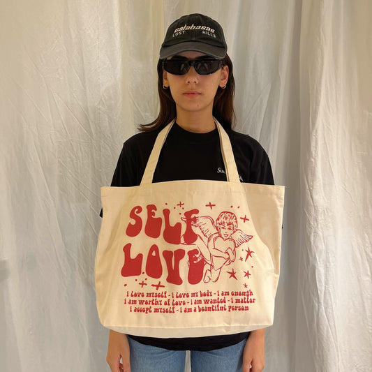 Self Love Large Tote Bag