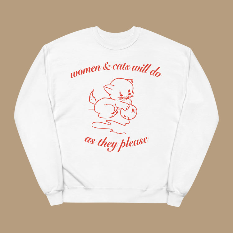 Women & Cats Sweatshirt