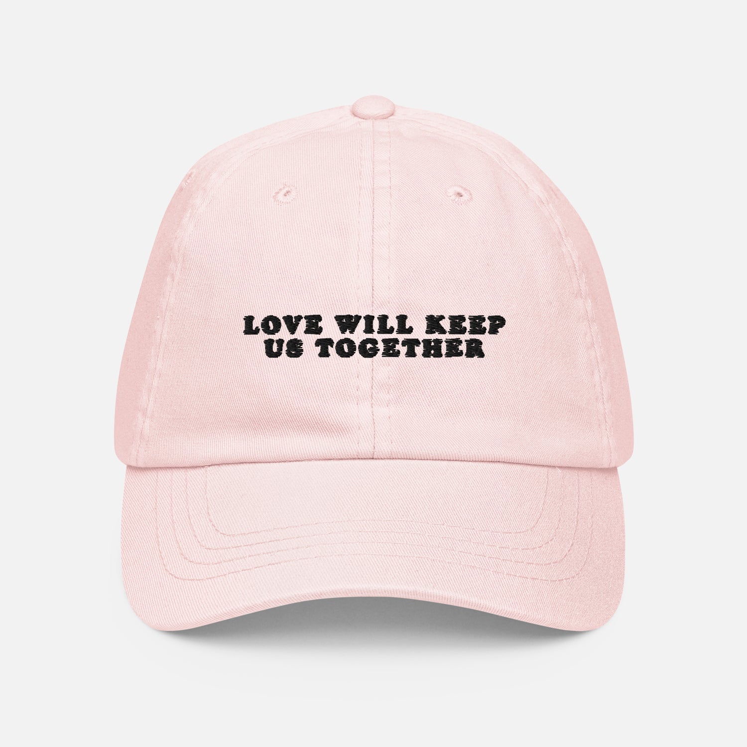 Love Will Keep Us Together Hat BST Hat shopbst bstlovesyou instagram Pinterest quote 