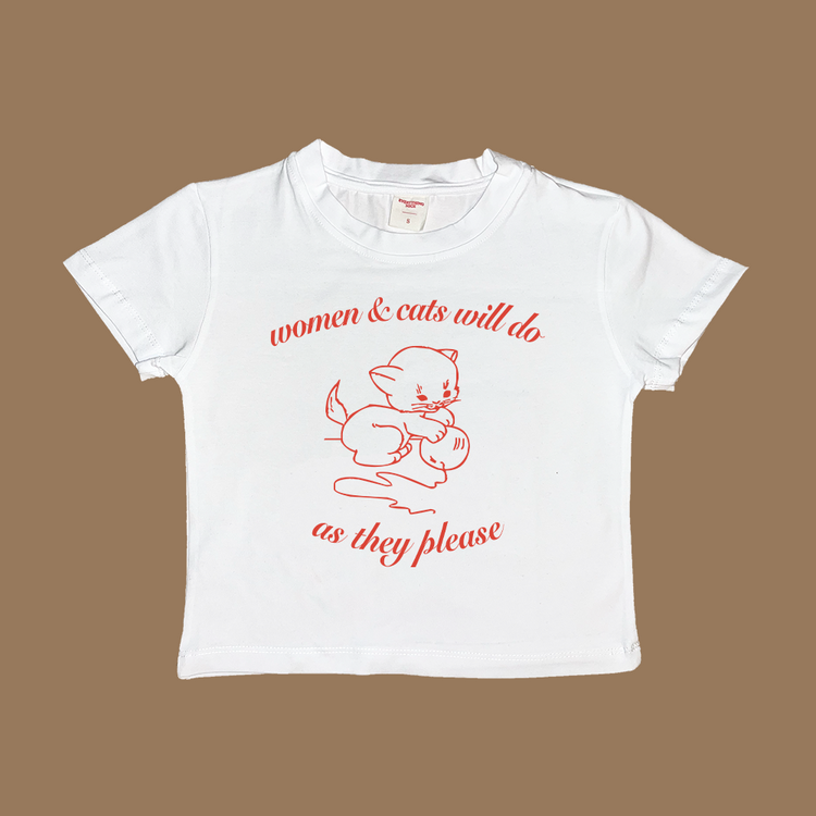 Women & Cats Baby Tee