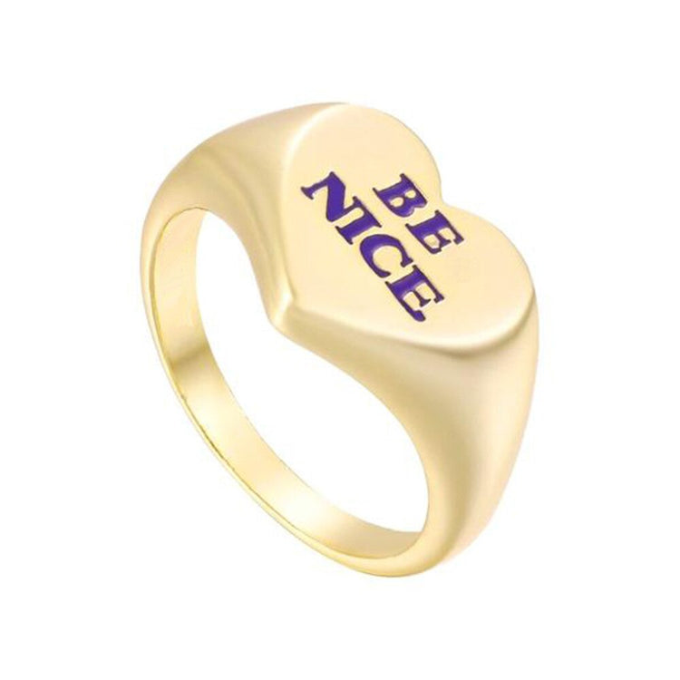 Be Nice Ring BST Rings shopbst bstlovesyou instagram Pinterest quote 