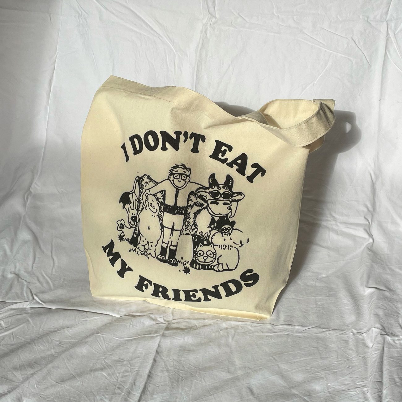 I Don't Eat My Friends Tote Bag