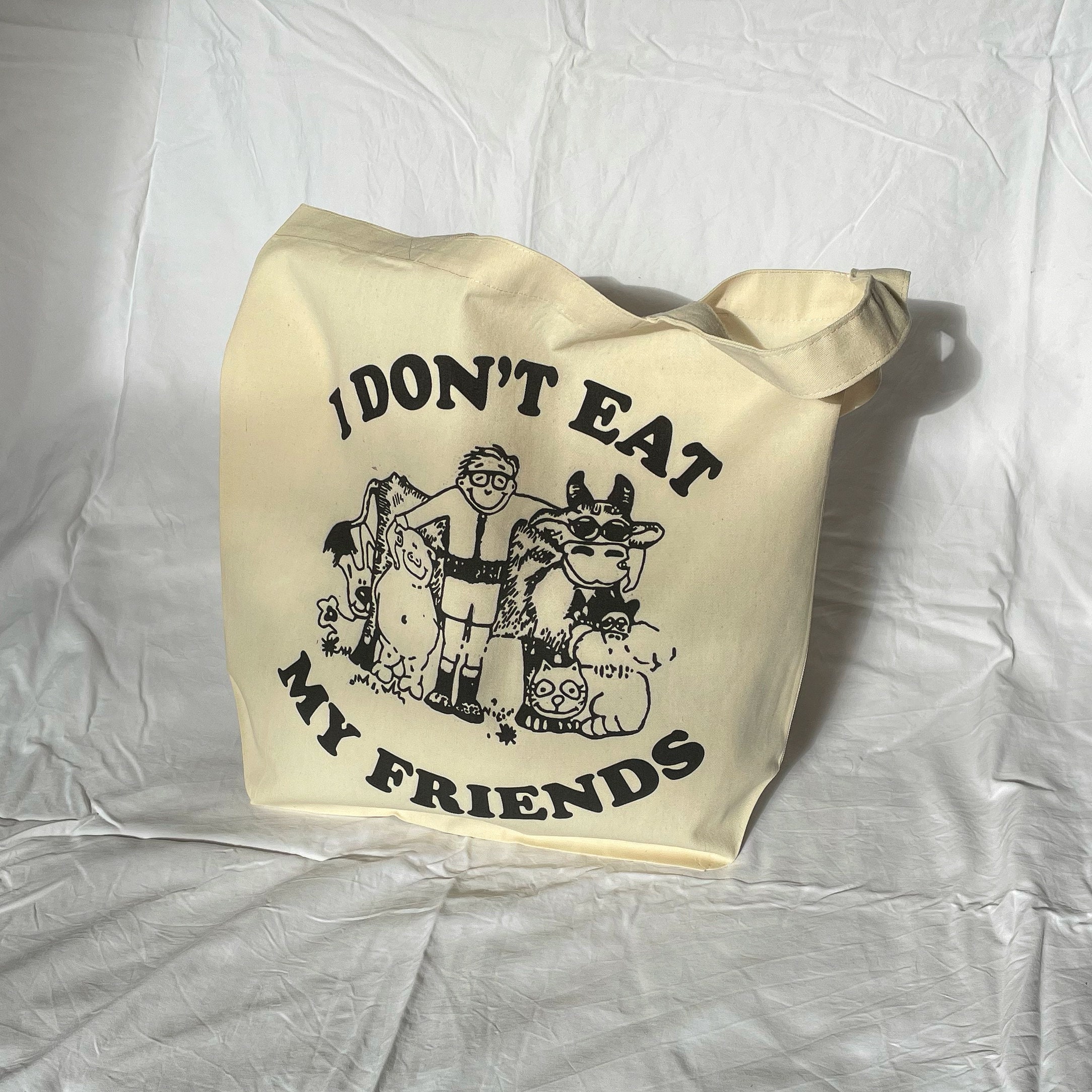I Don't Eat My Friends Tote Bag