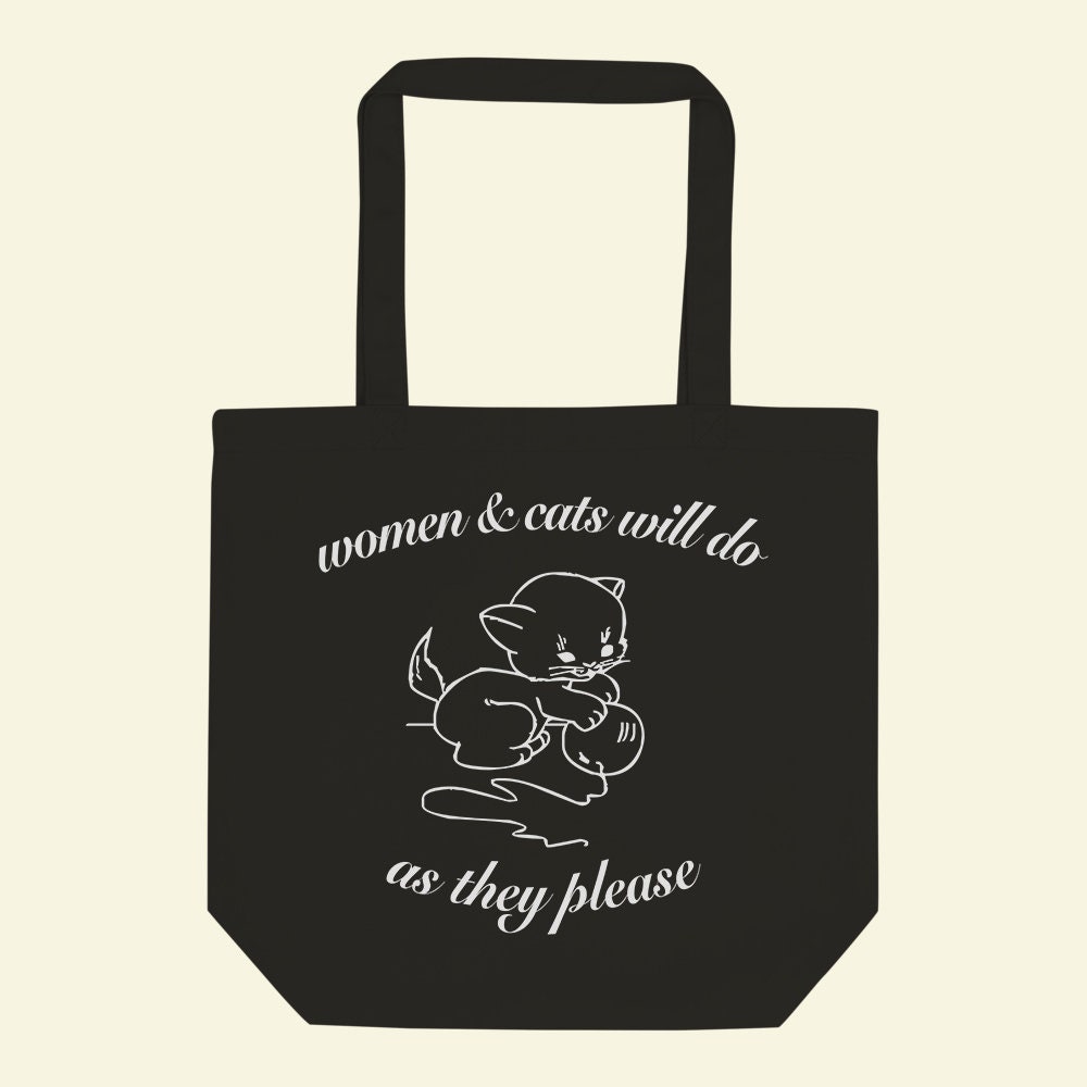 Women & Cats Tote Bag - Image 3