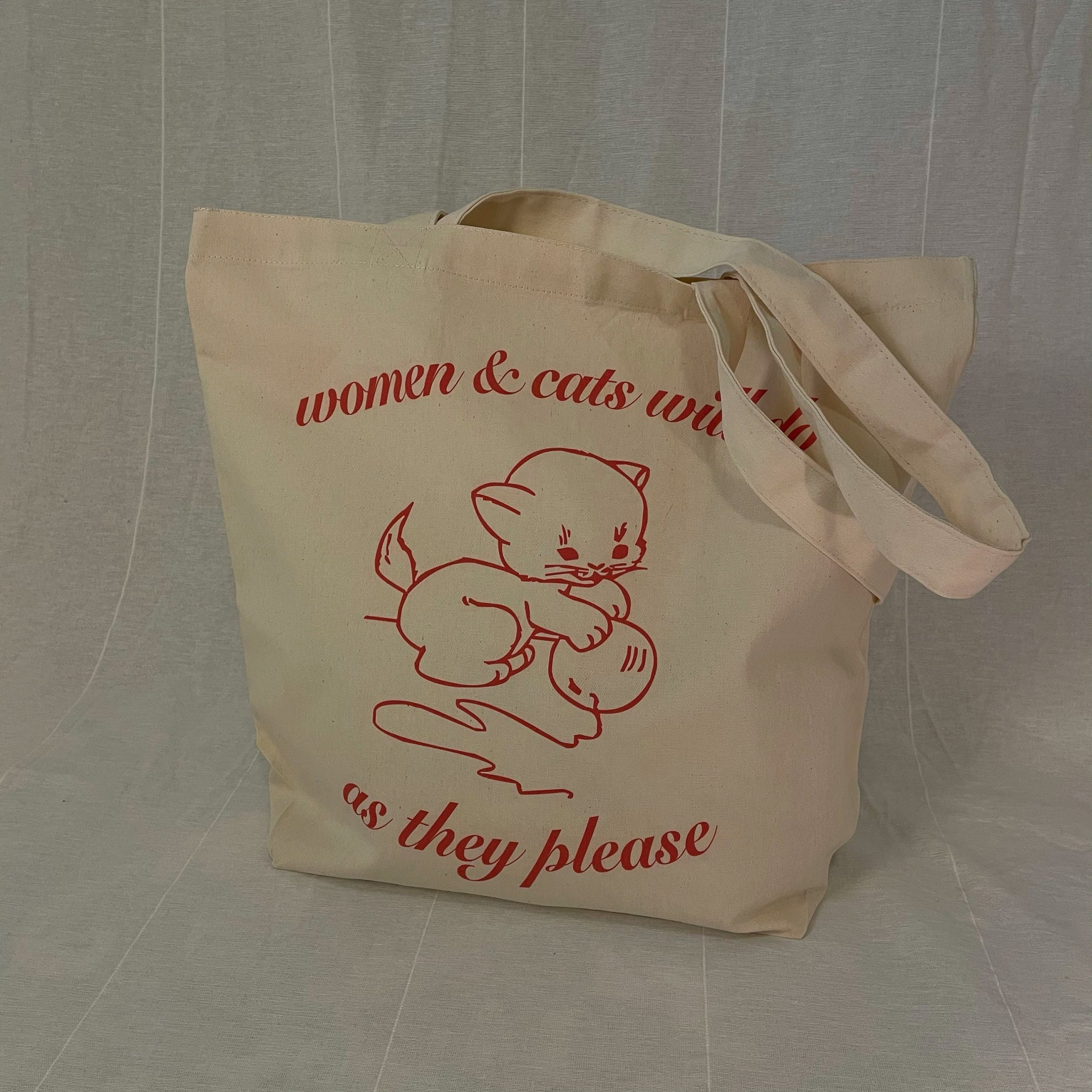 Women & Cats Tote Bag