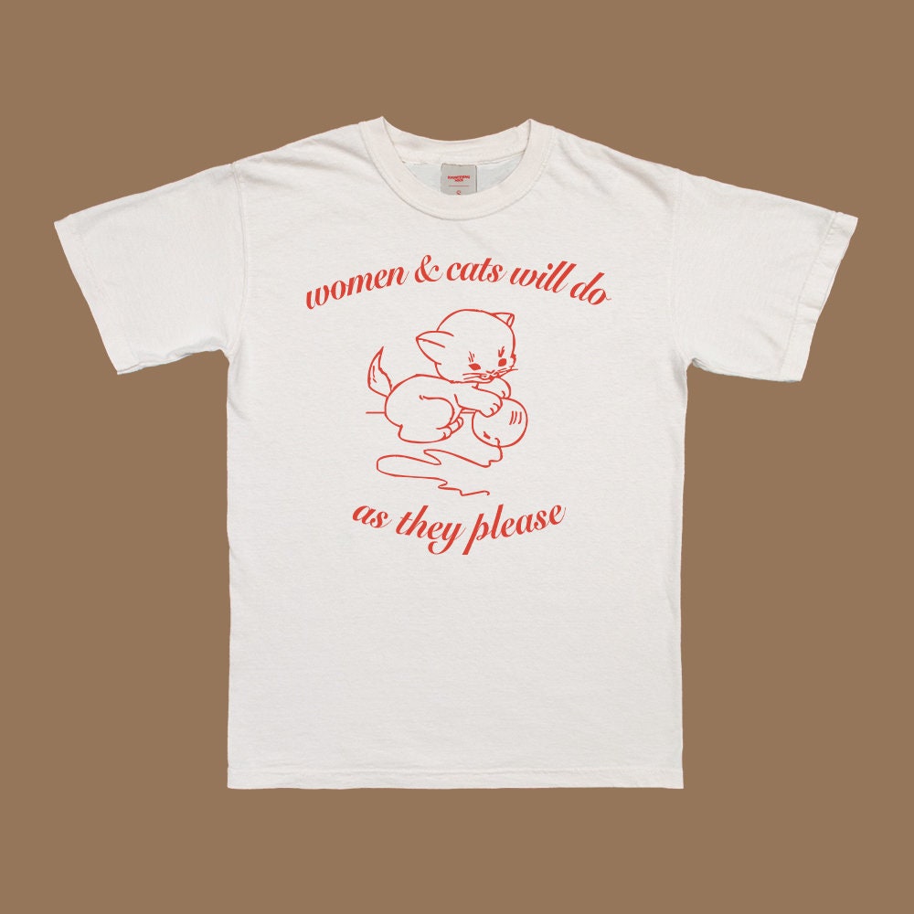 Women & Cats T-Shirt - Image 4