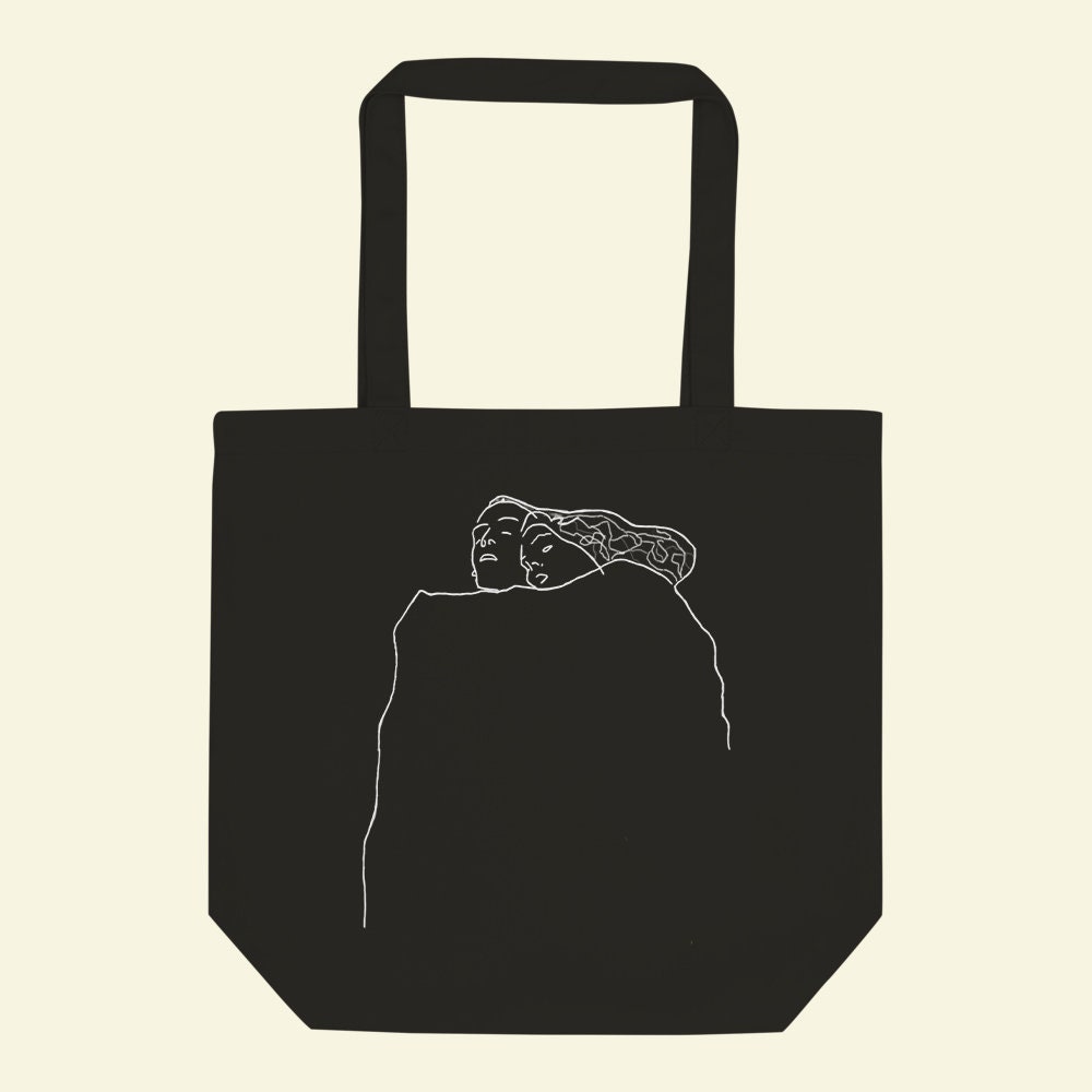 Sleeping Couple Tote Bag - Image 3