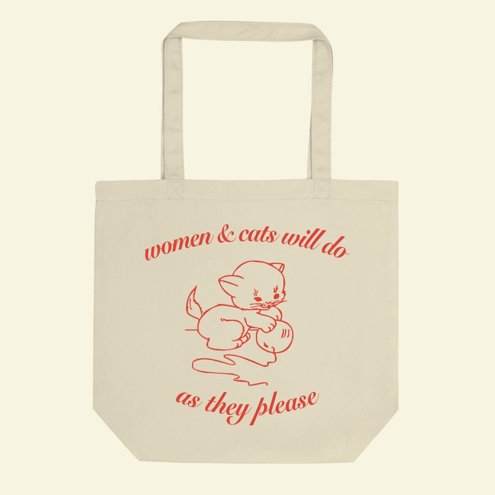 Women & Cats Tote Bag - Image 2