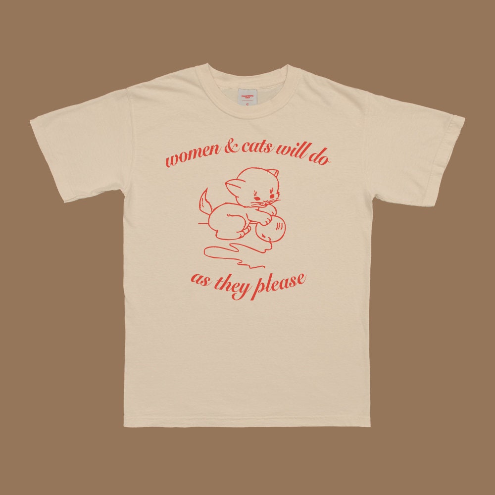 Women & Cats T-Shirt - Image 5