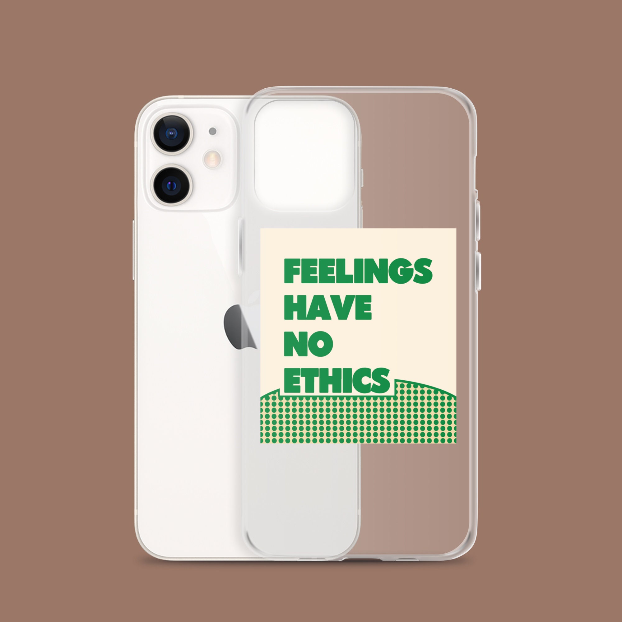 Feelings Have No Ethics iPhone Case - Image 2