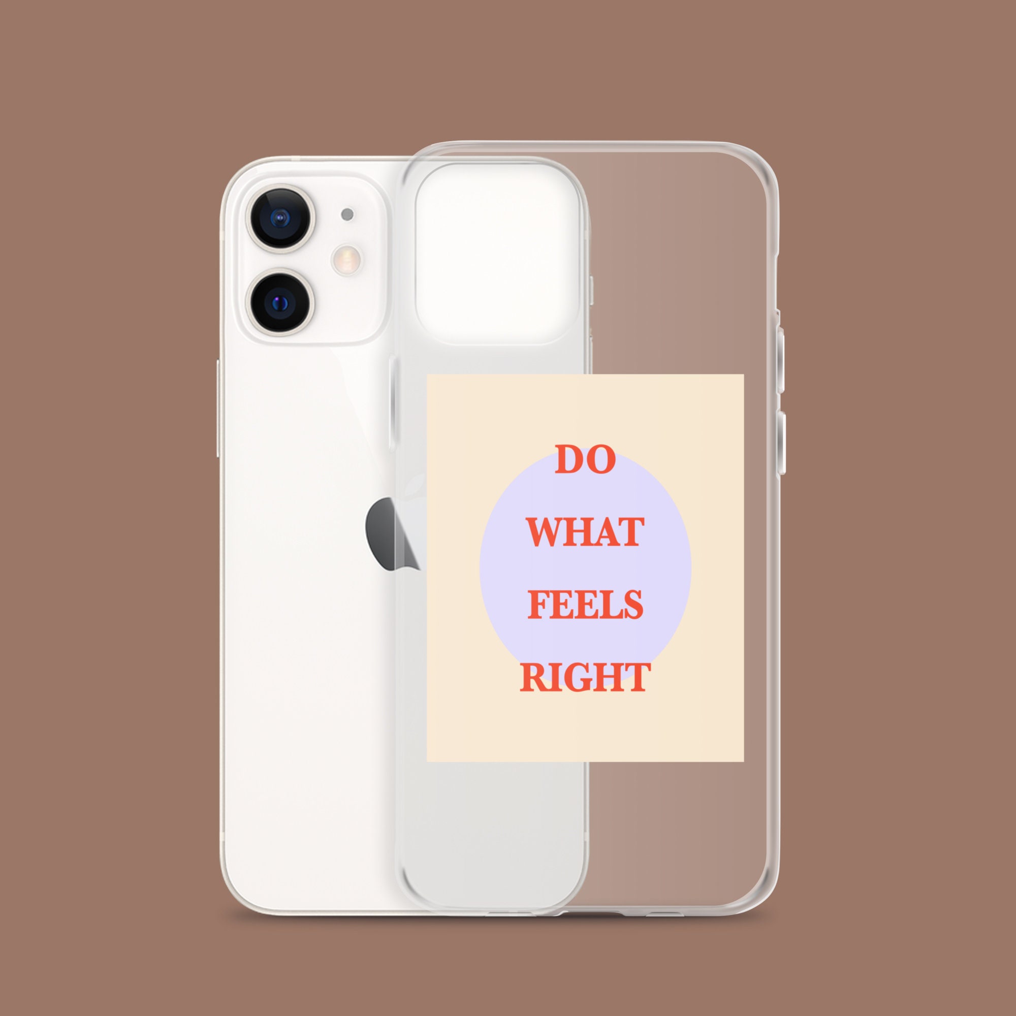 Do What Feels Right iPhone Case - Image 2
