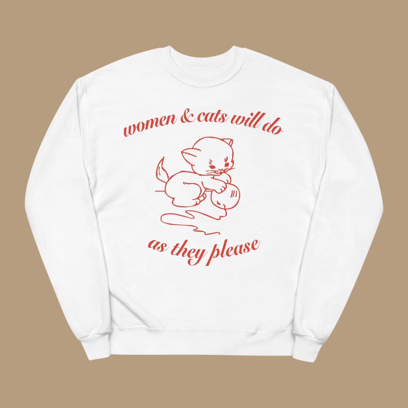 Women & Cats Sweatshirt