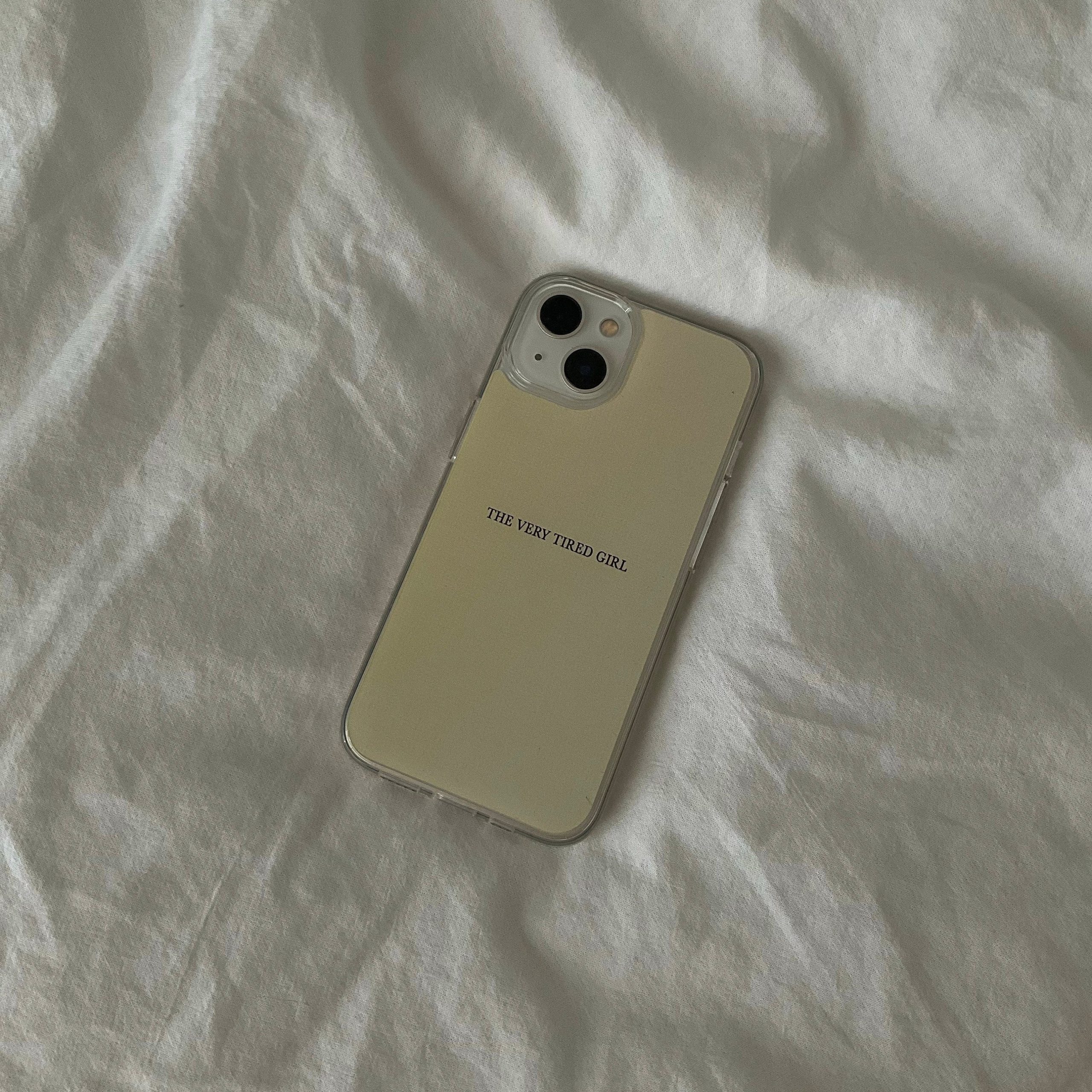 The Very Tired Girl iPhone Case