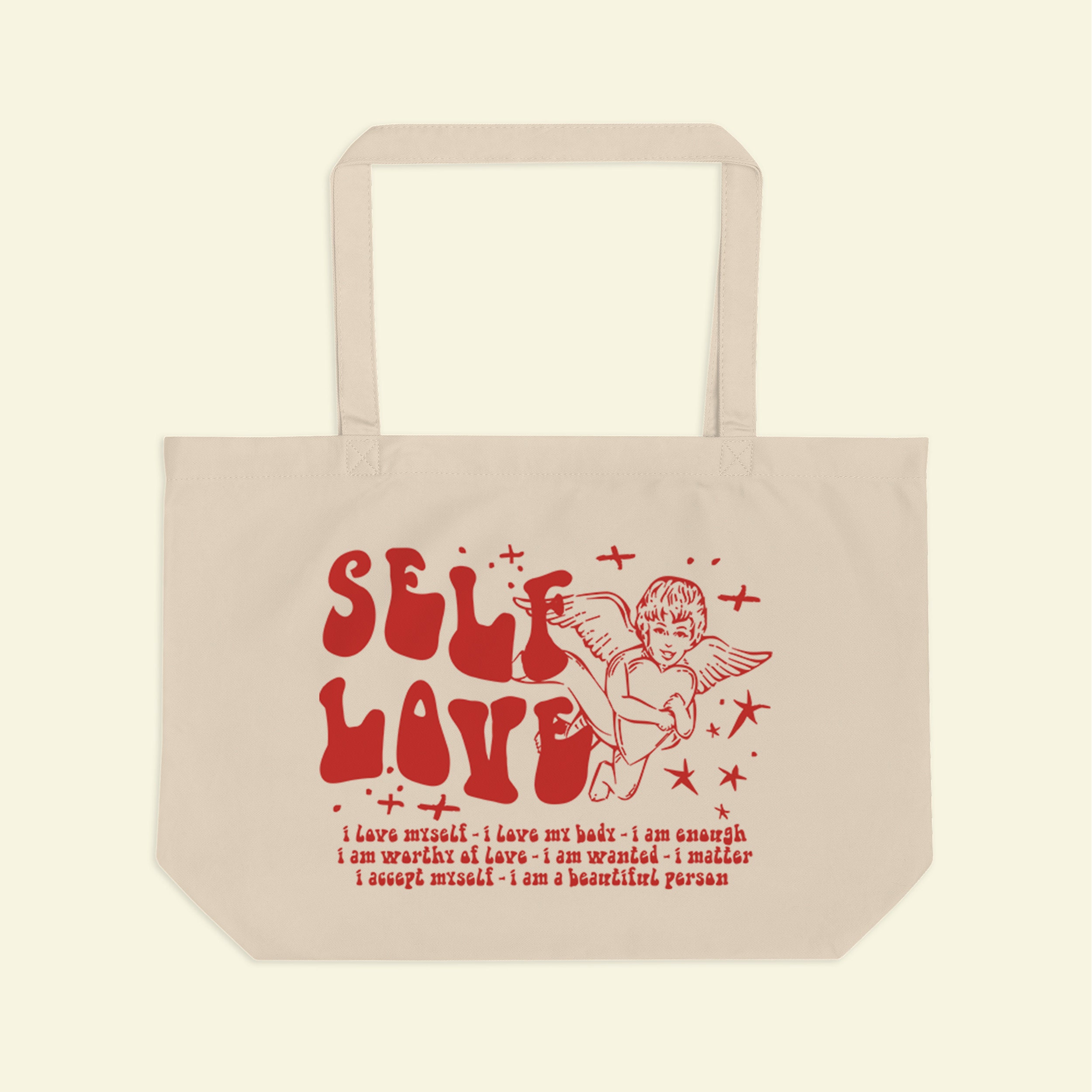 Self Love Large Tote Bag - Image 4