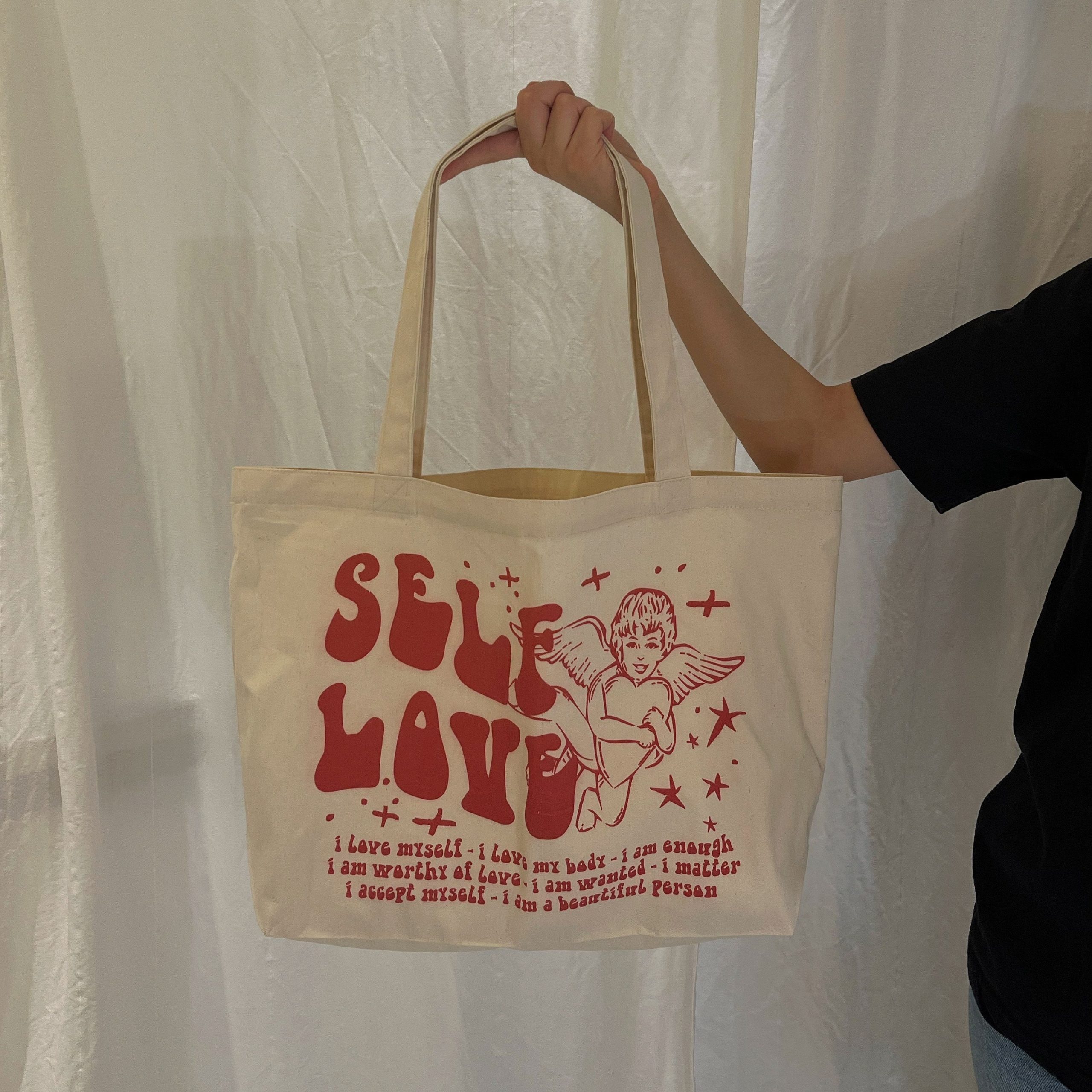 Self Love Large Tote Bag - Image 3