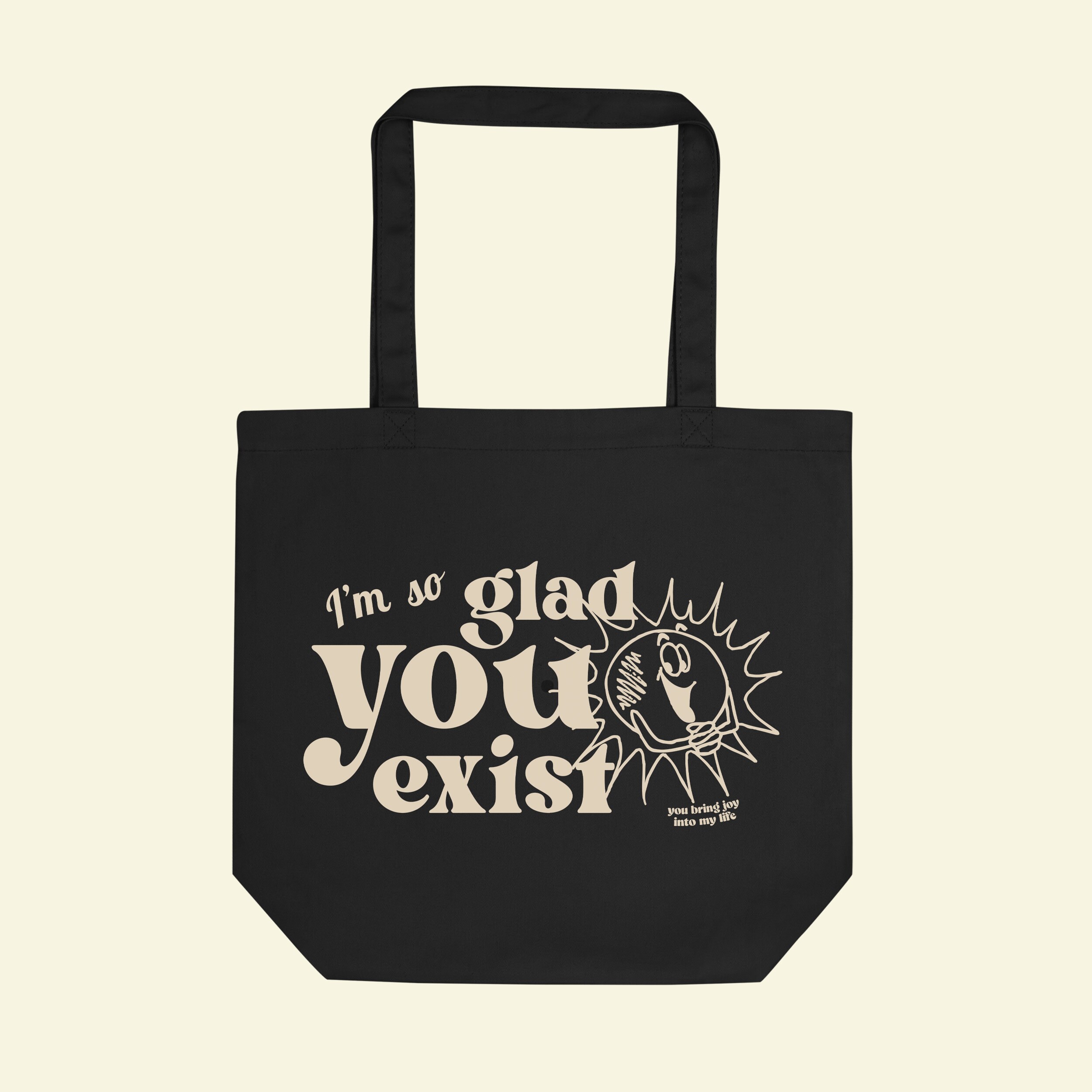 Glad You Exist Tote Bag - Image 6