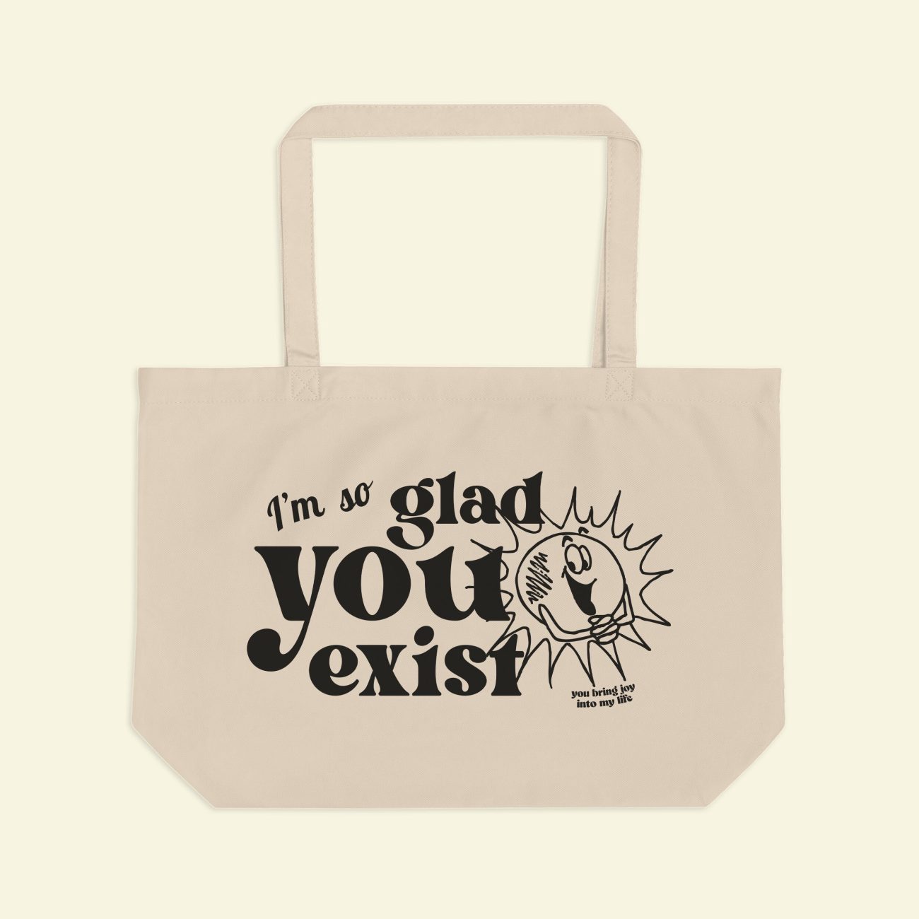 Glad You Exist Tote Bag - Image 7