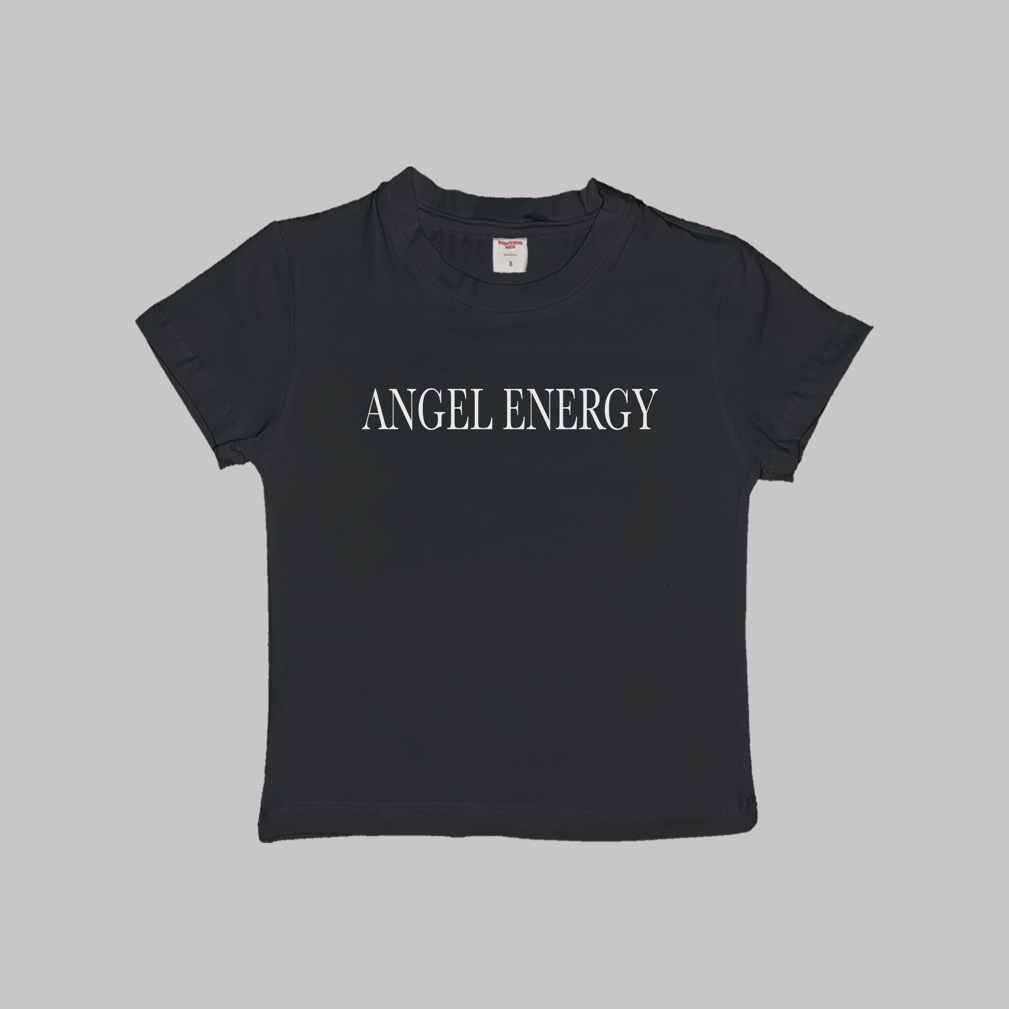 Angel Energy Baby Tee Crop Top Shirt - Image 3