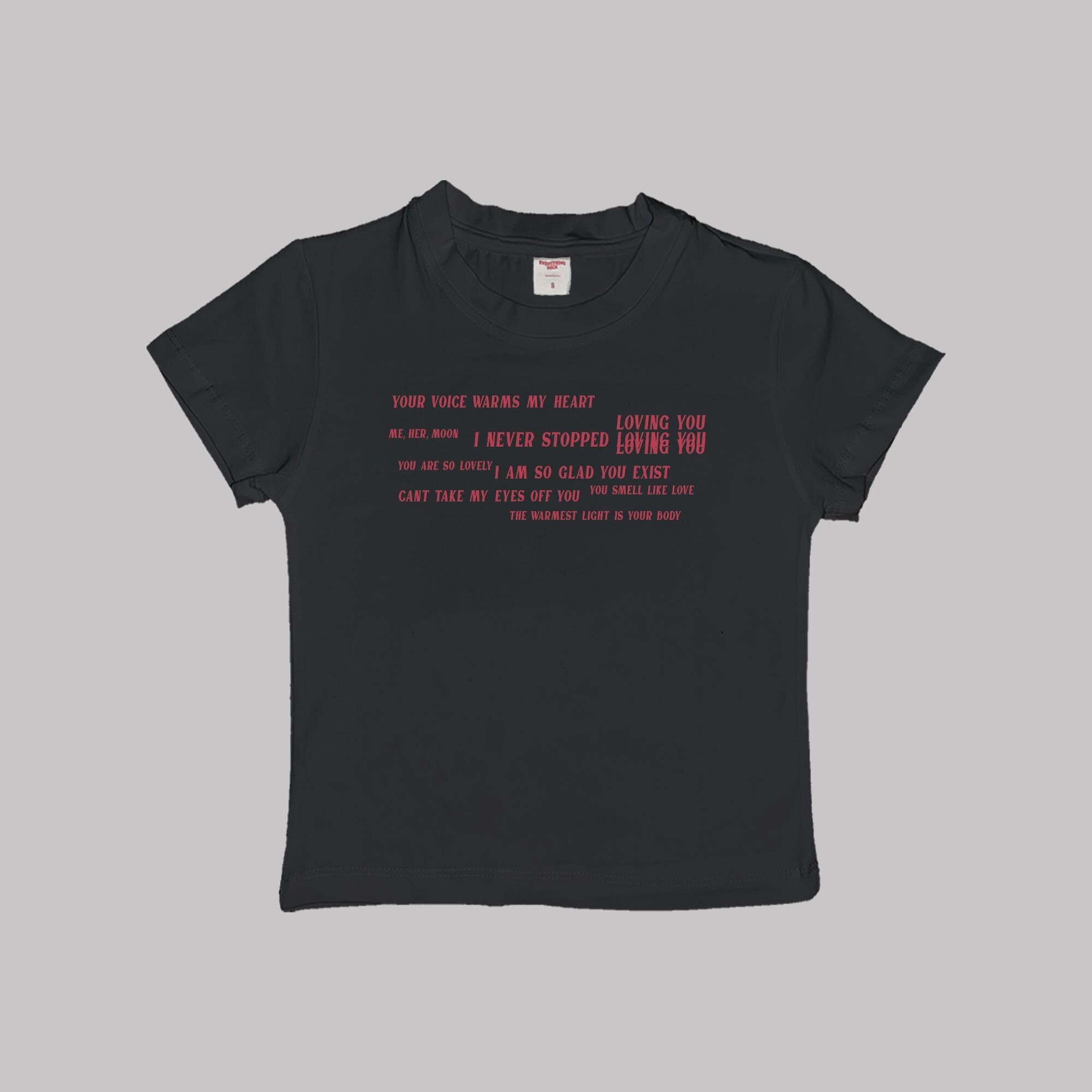 You Smell Like Love Baby Tee Crop Top Shirt - Image 2