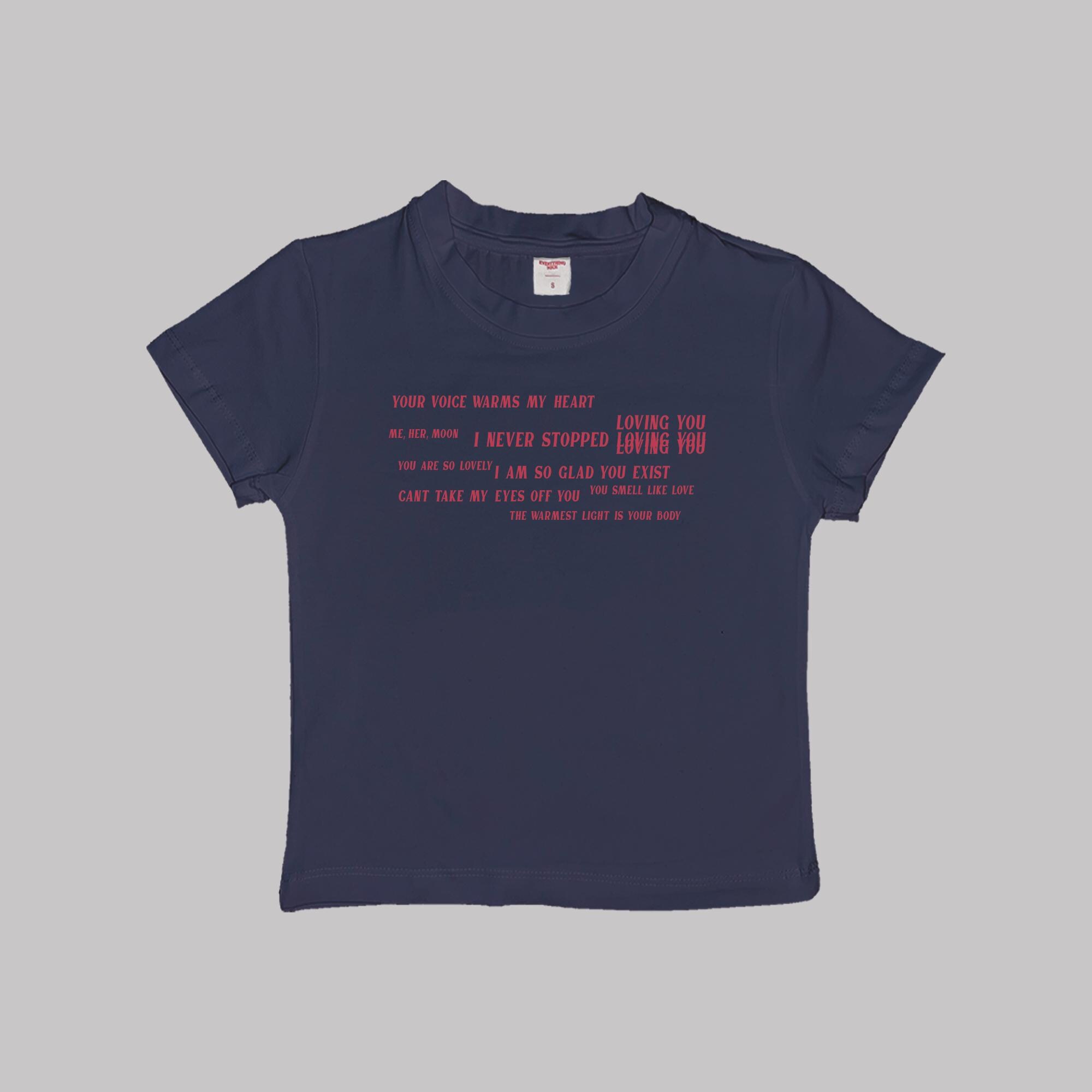 You Smell Like Love Baby Tee Crop Top Shirt - Image 3