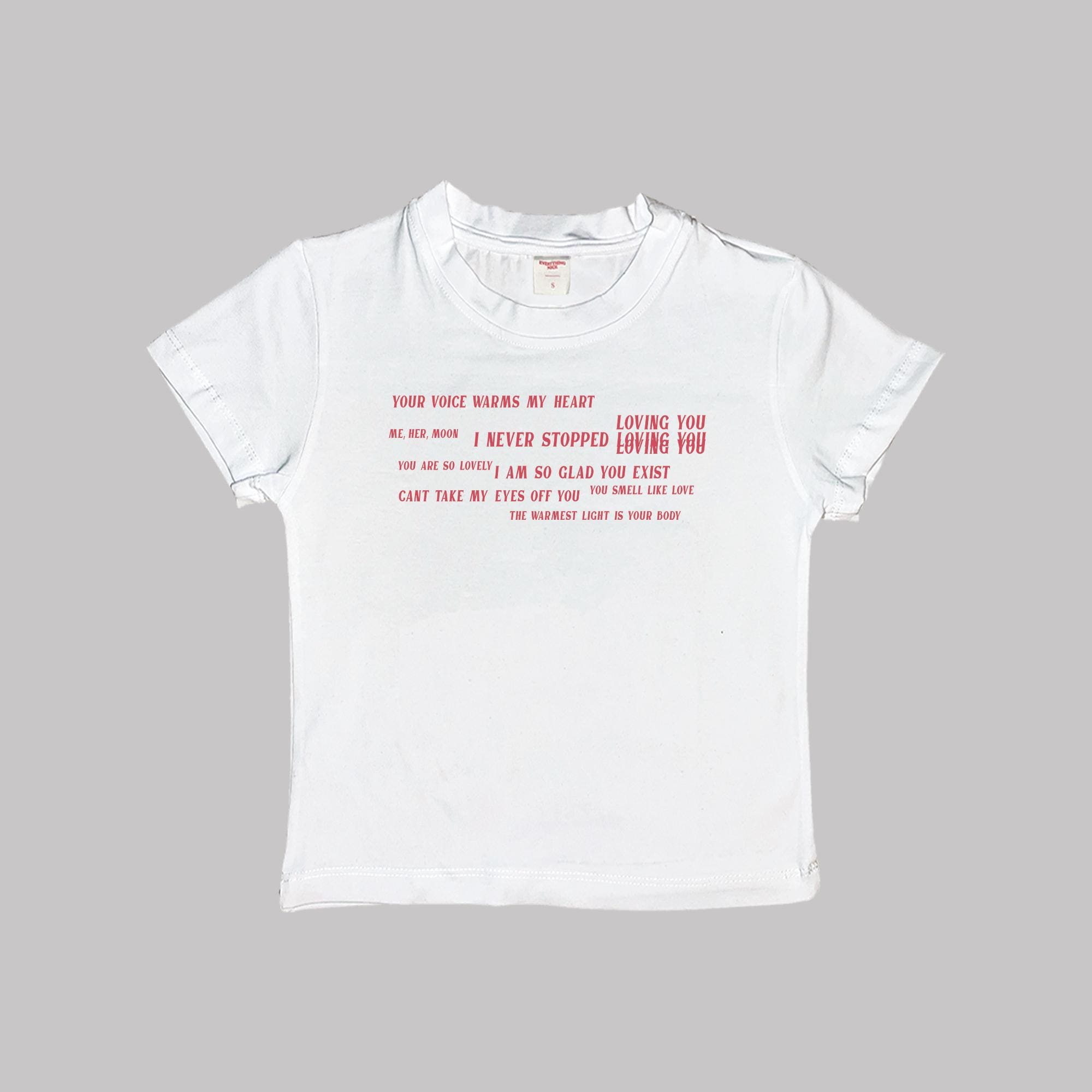 You Smell Like Love Baby Tee Crop Top Shirt