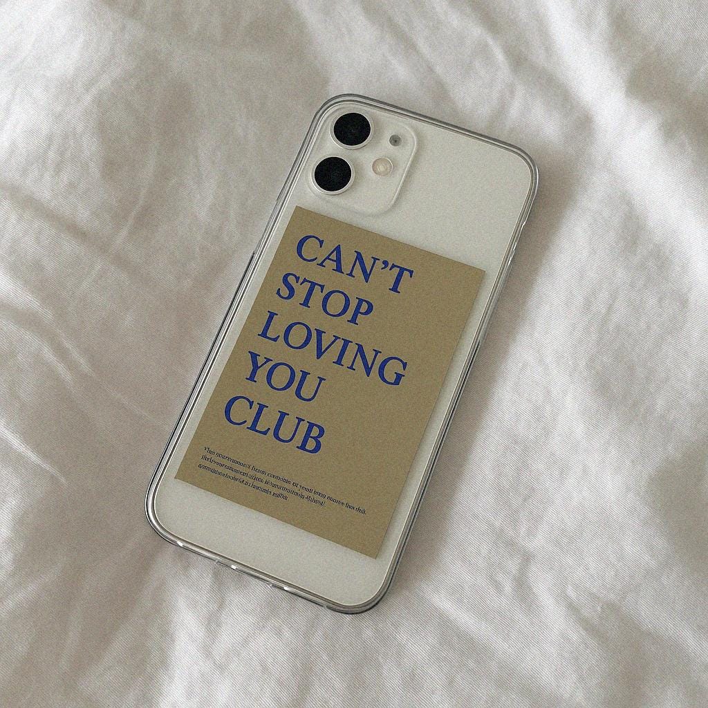 Can't Stop Loving You Club iPhone Case