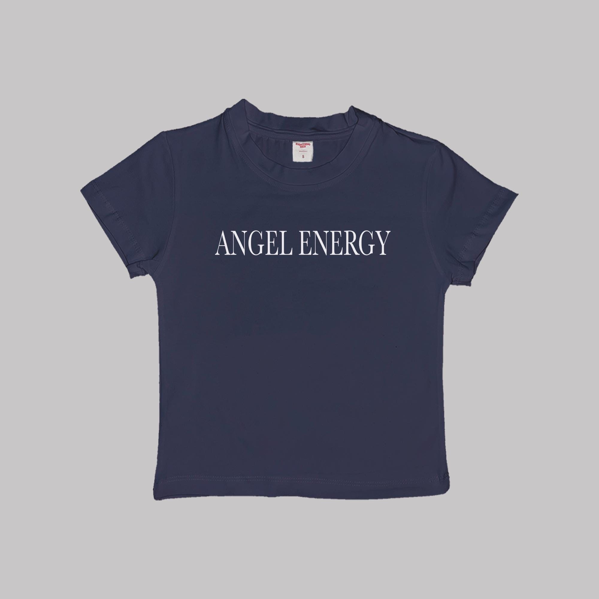 Angel Energy Baby Tee Crop Top Shirt - Image 2