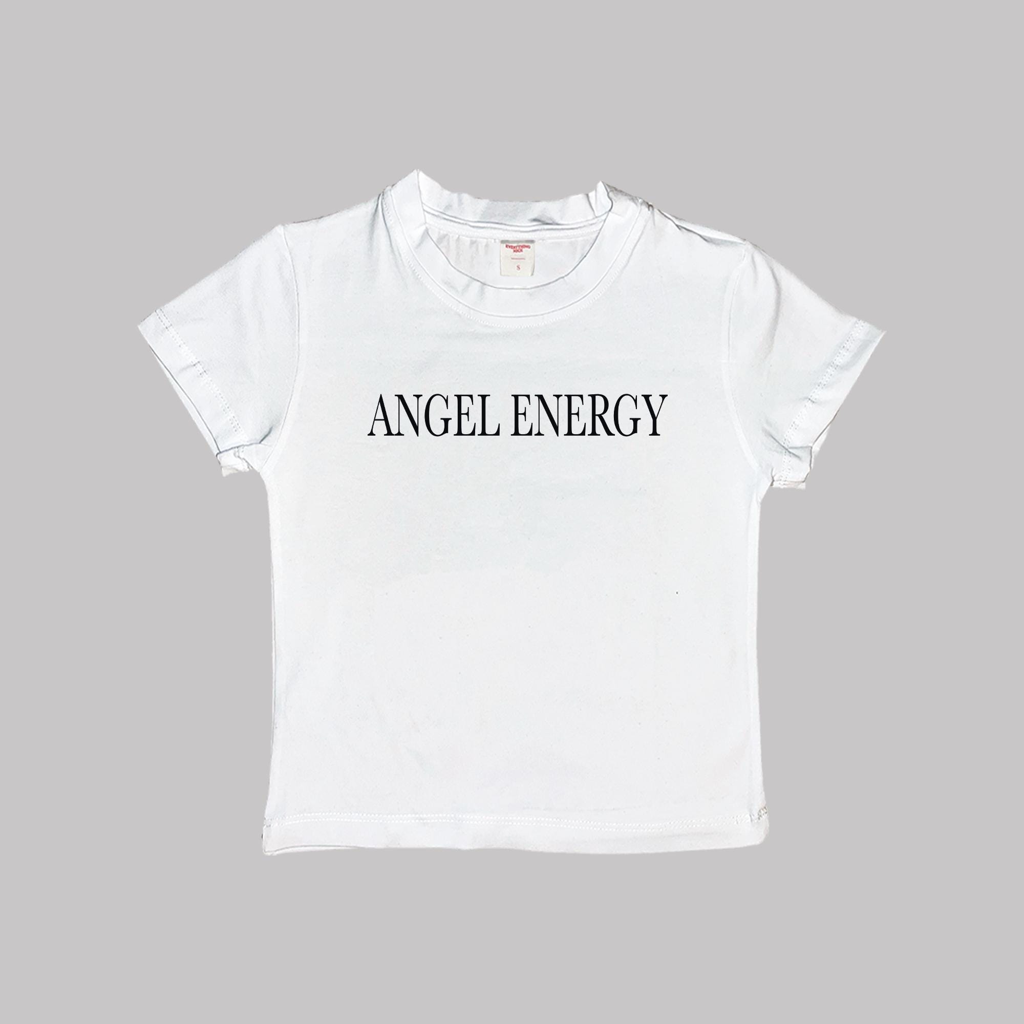 Angel Energy Baby Tee Crop Top Shirt