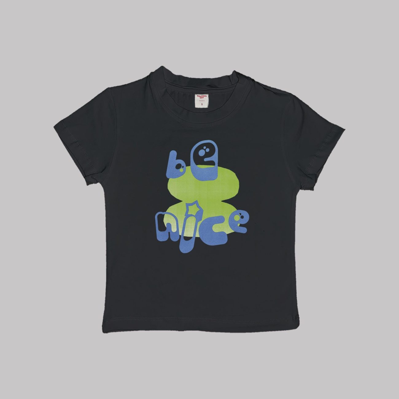 Be Nice Baby Tee Crop Top Shirt - Image 2