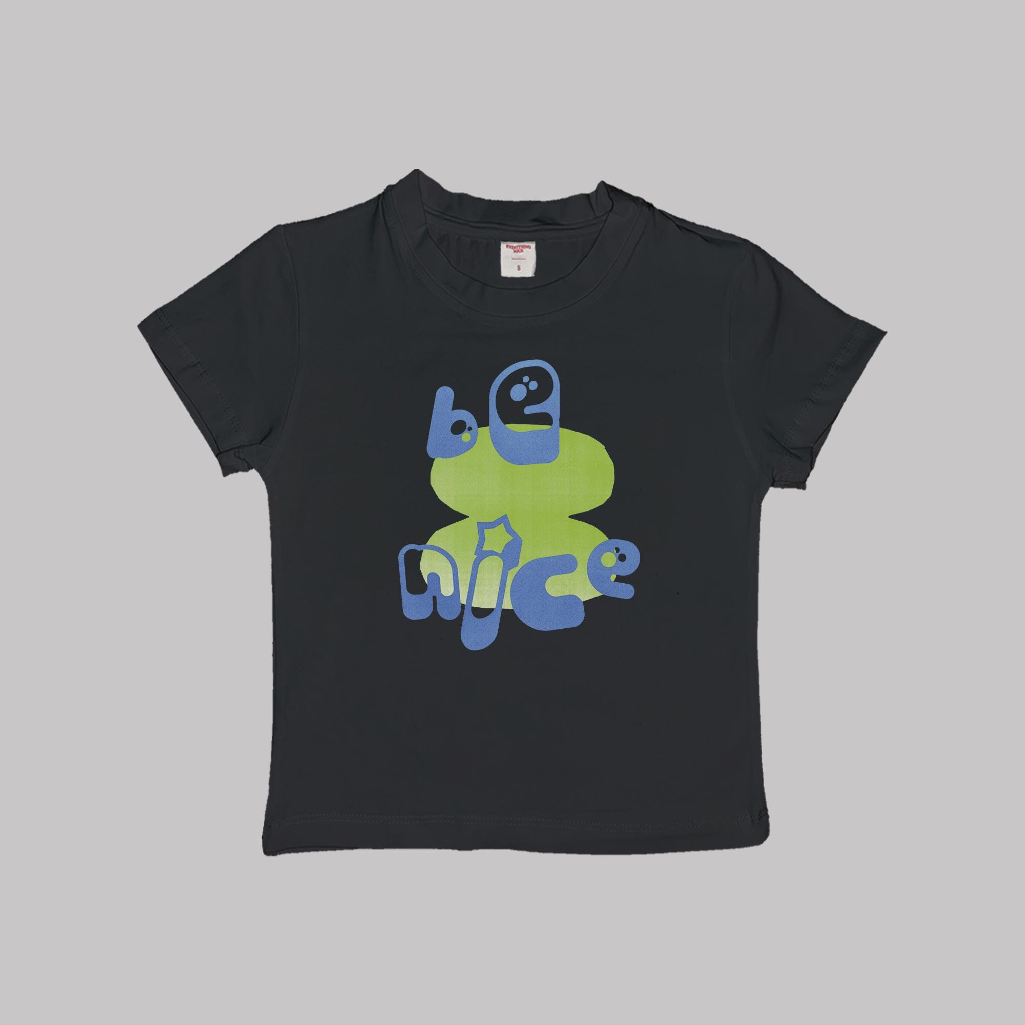 Be Nice Baby Tee Crop Top Shirt - Image 2