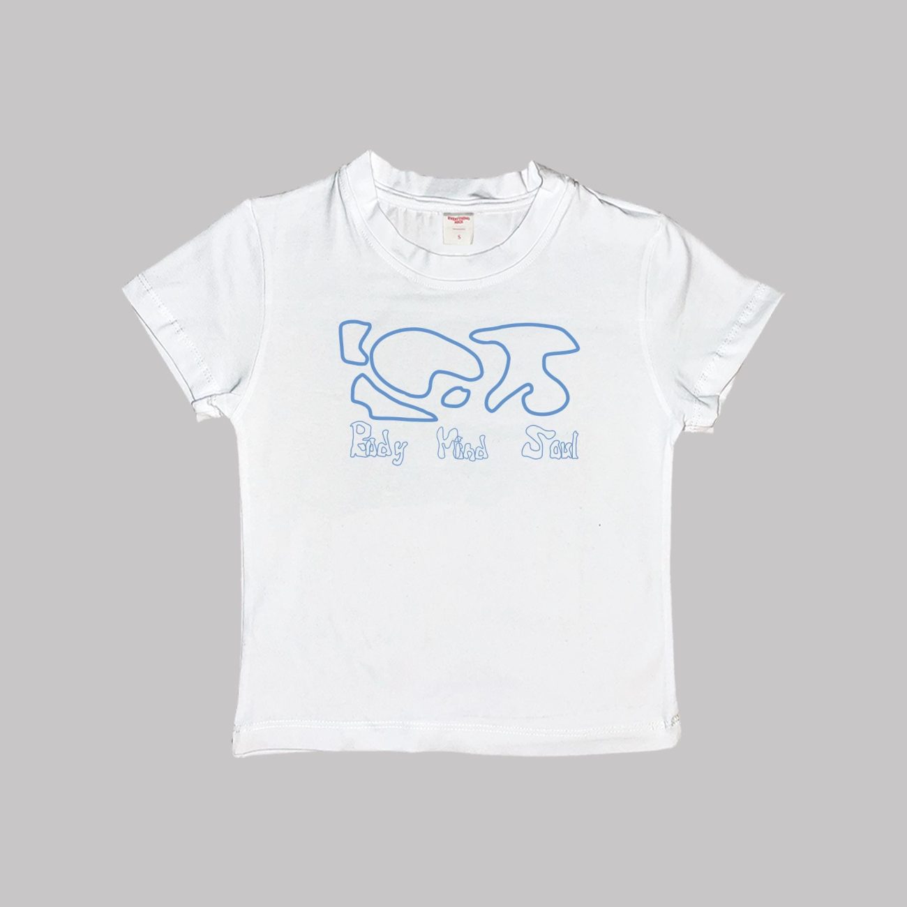 Body Mind Soul Baby Tee Crop Top Shirt