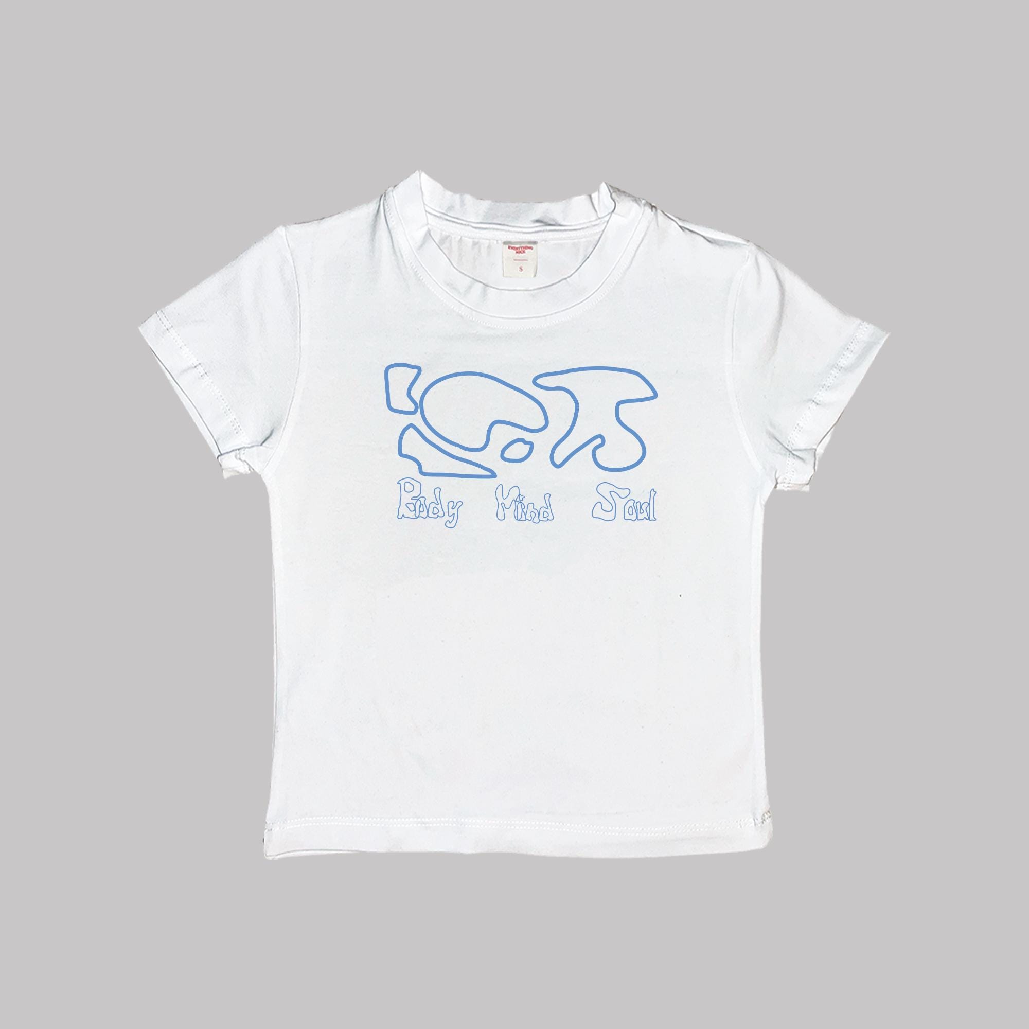 Body Mind Soul Baby Tee Crop Top Shirt